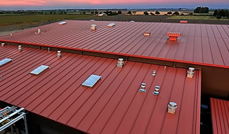 Telhas metálicas para barracão no Paraná